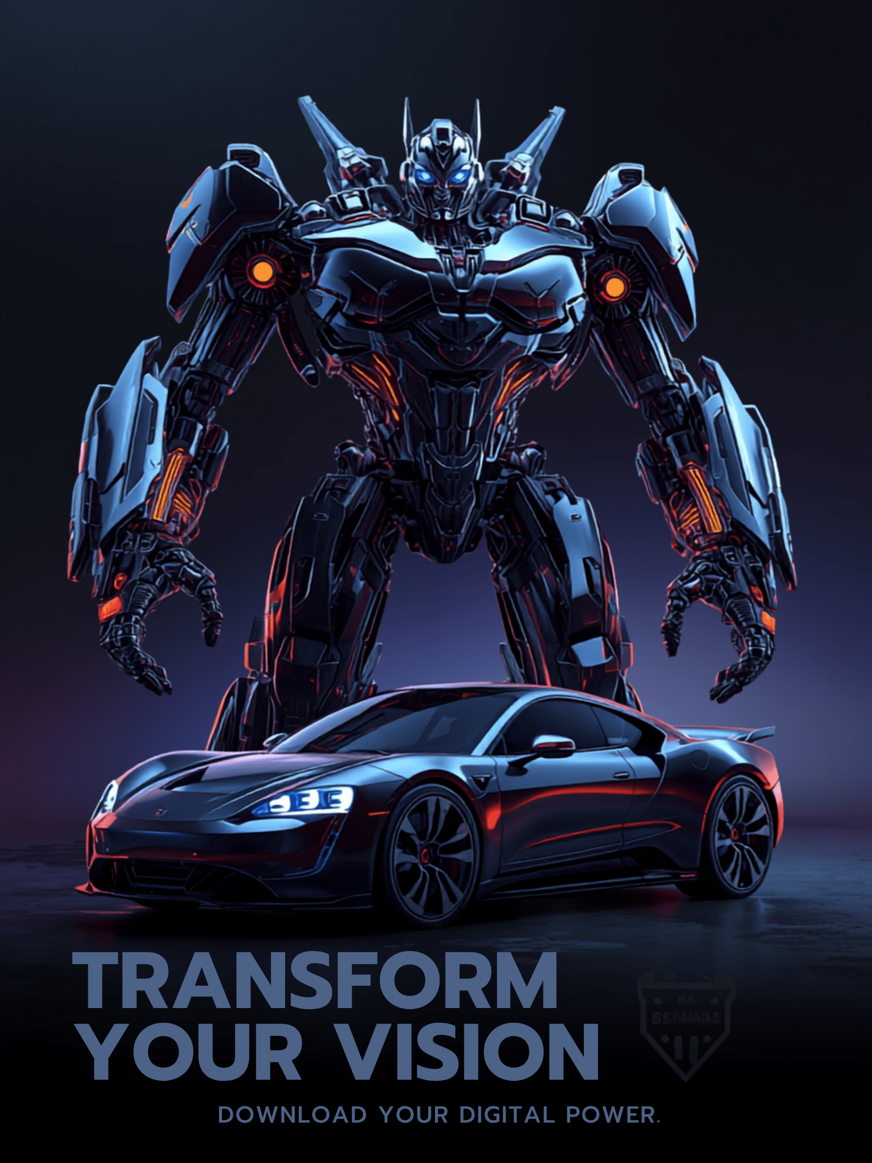 Transformer Art - SARA CATTERY PARADISE LLC